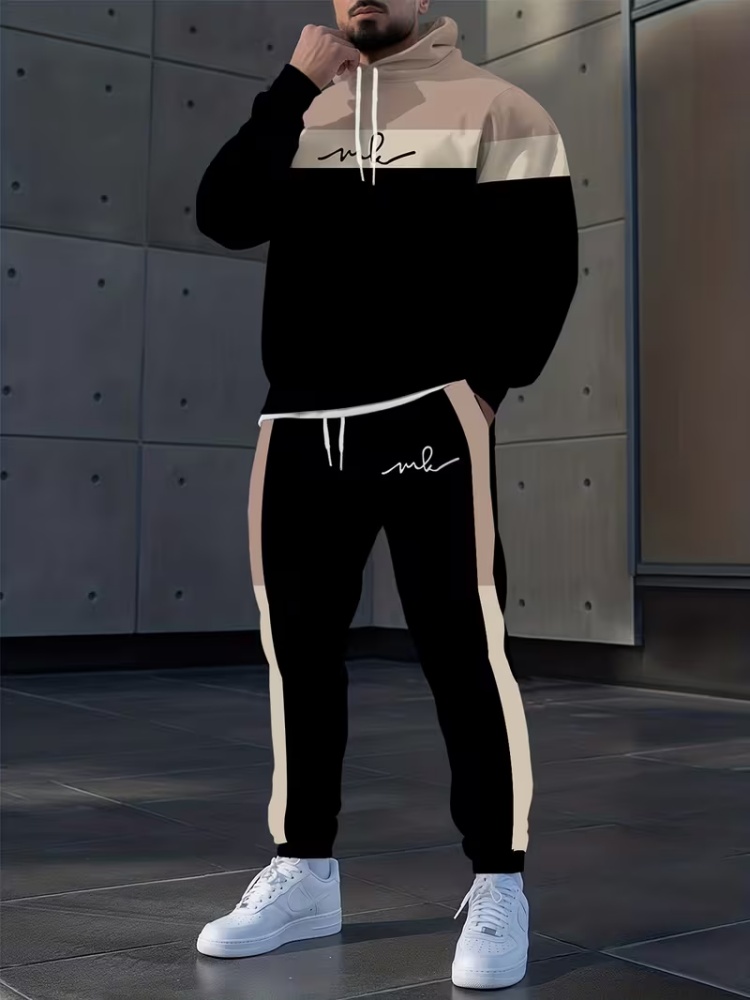 Men'S Fashion Loose Pants - Мужской свободный спортивный костюм из двух