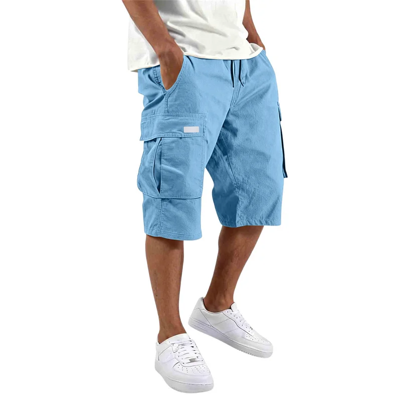 Men'S Fashion Overalls - Новые мужские прямые брюки, повседневные шорты