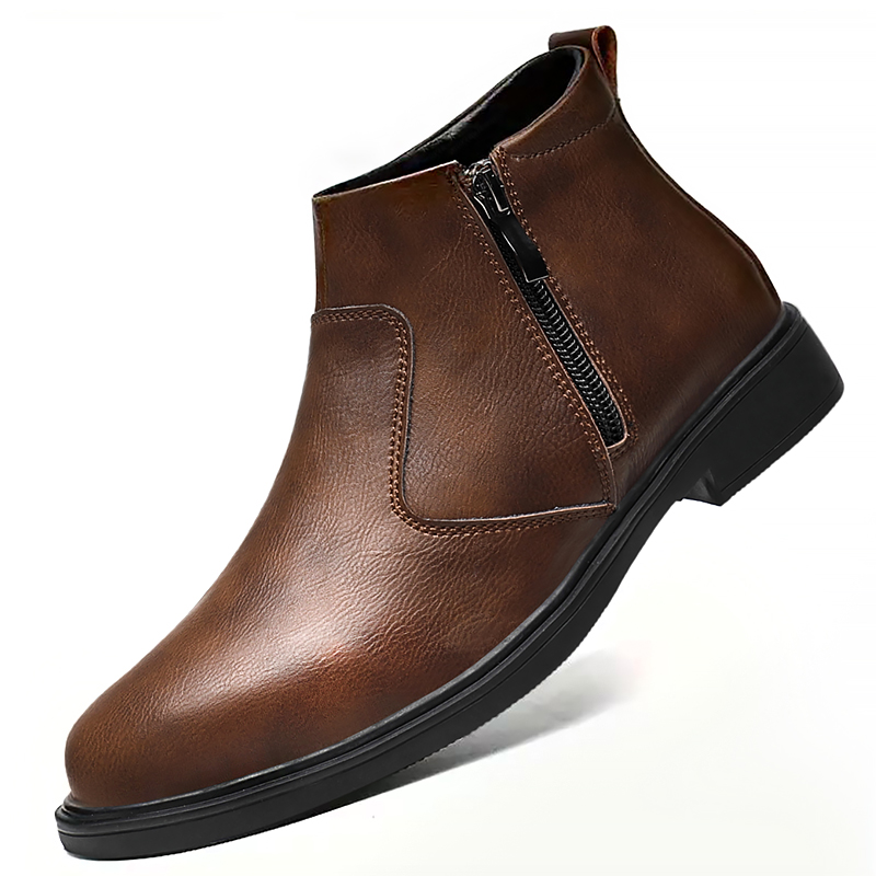 Men'S Fashion Formal - Новые осенне-зимние мужские кожаные ботинки на