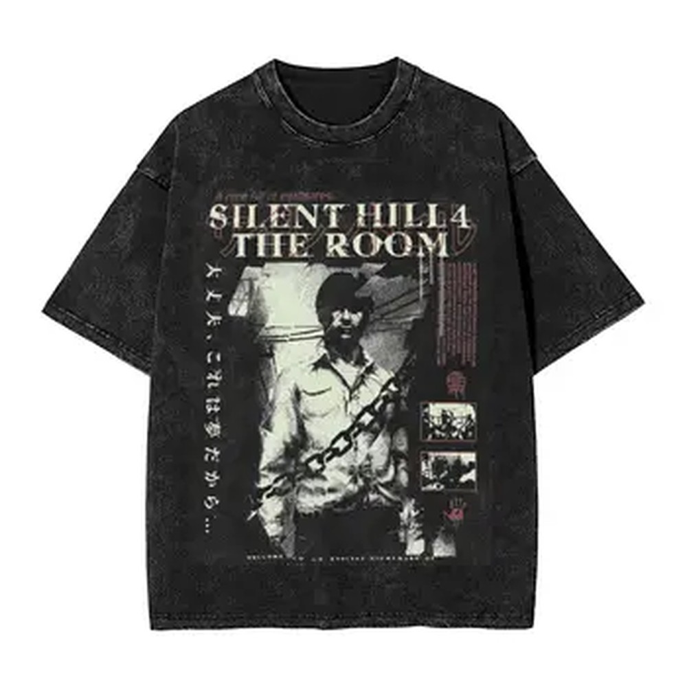 Men'S Fashion Oversized T Shirt - Футболка оверсайз SILENT HILL 4 для
