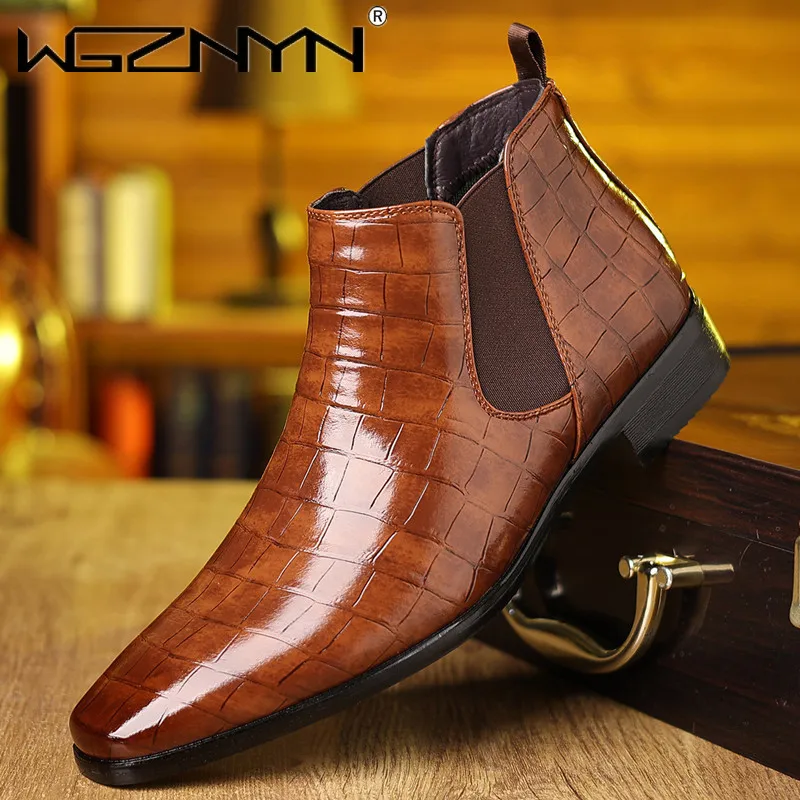 Men'S Fashion Formal - Роскошные мужские ботинки «Челси» размера 39–48,