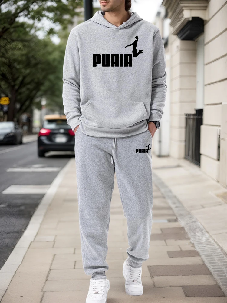 Men'S Fashion Formal - Мужской комплект: худи и брюки 2026