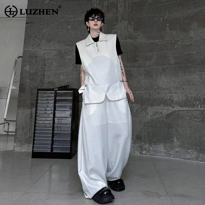 Men'S Fashion Loose Pants - Жилет LUZHEN 2026, модный летний мужской