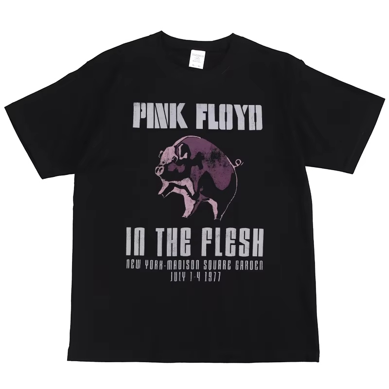 Men'S Fashion Pink Shirt - Футболка с графическим принтом Pink Floyd