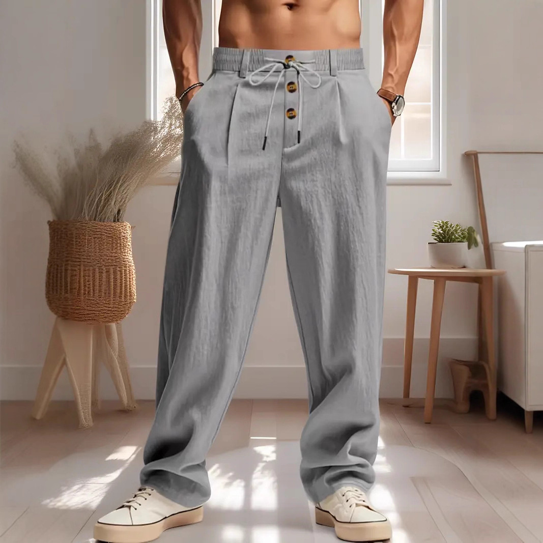 Новые мужские повседневные дыш – обзор и цена Men'S Fashion Linen Pants