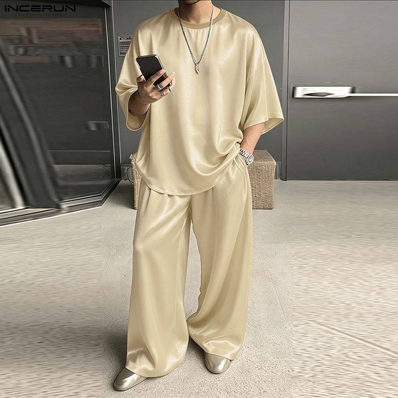 Мужские комплекты INCERUN: одн – обзор и цена Men'S Fashion Loose Pants