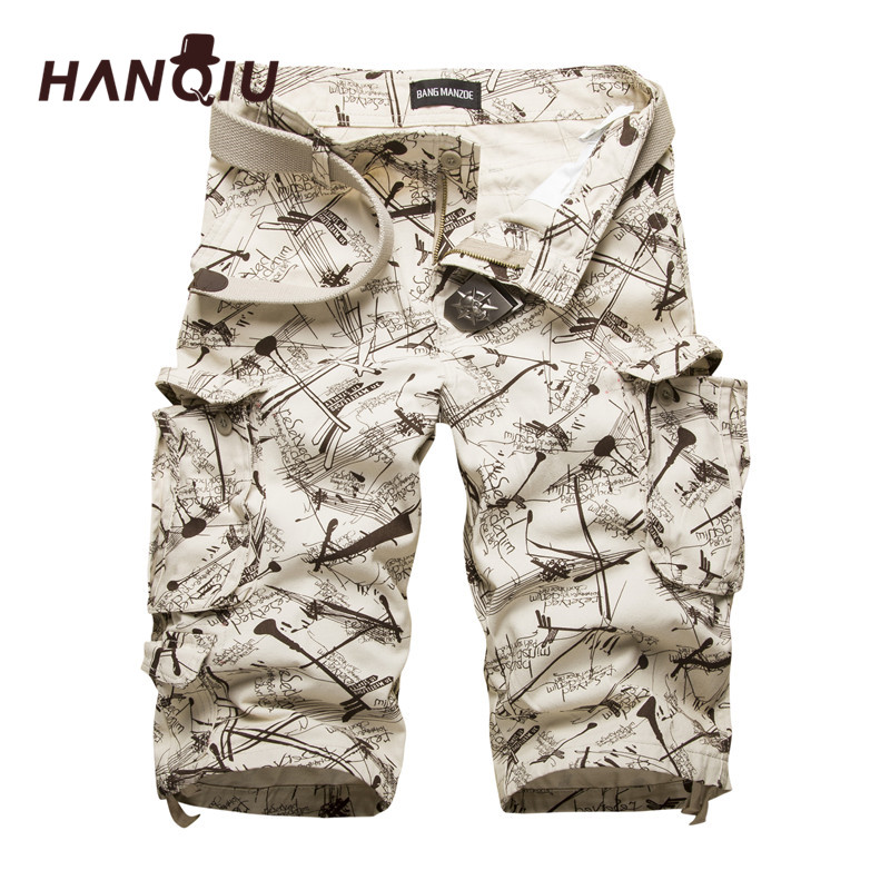 Мужские хлопковые шорты-карго  – обзор и цена Mens Fashion Camo Pants