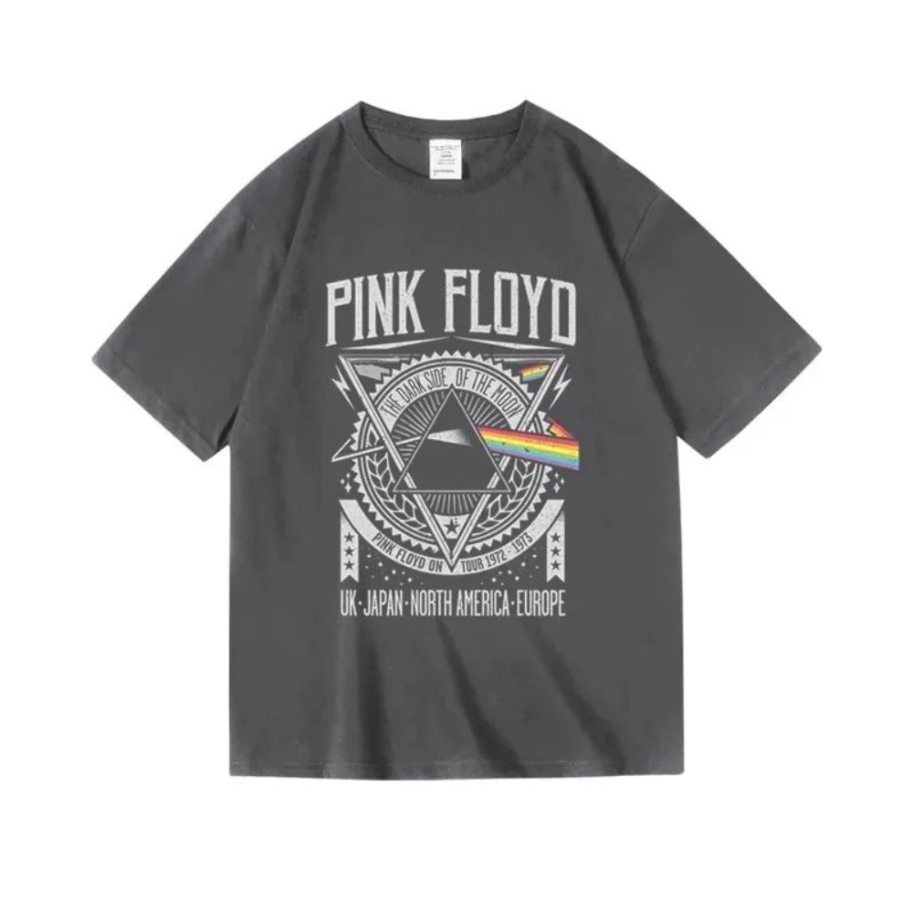 Футболка Pink Floyd The Moon A – обзор и цена Men'S Fashion Pink Shirt