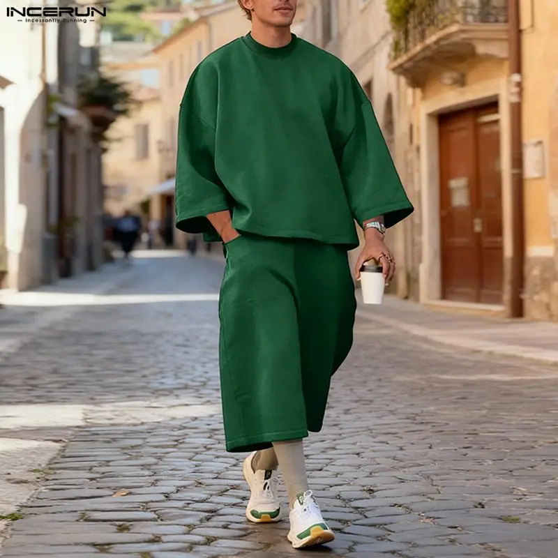 Мужской комплект INCERUN: одно – обзор и цена Men'S Fashion Loose Pants
