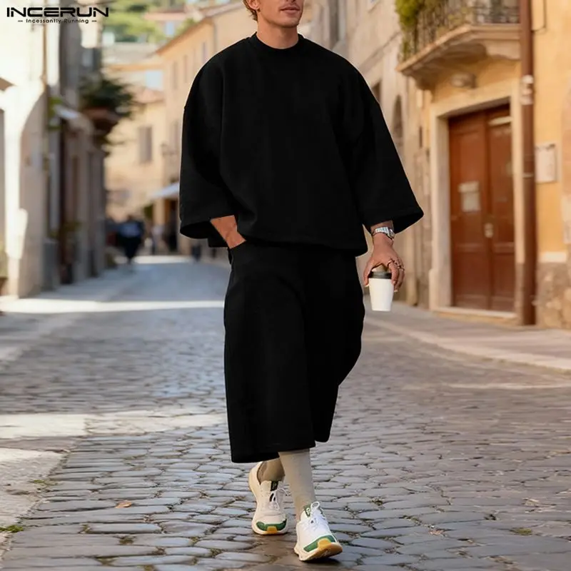 Мужской комплект INCERUN: одно – обзор и цена Men'S Fashion Loose Pants