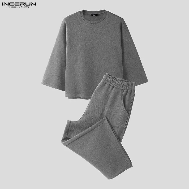 Мужской комплект INCERUN: одно – обзор и цена Men'S Fashion Loose Pants