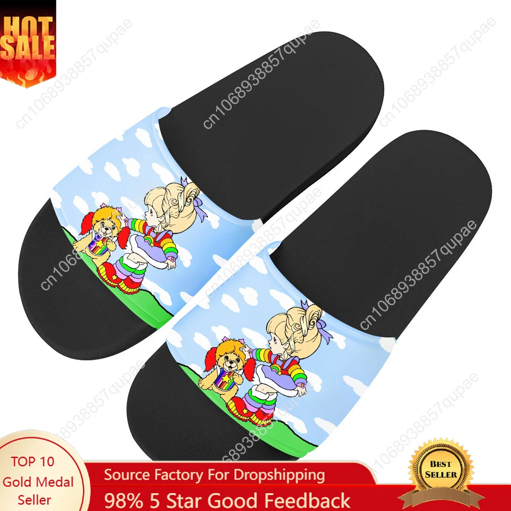 Тапочки Rainbow Brite, домашни – обзор и цена Mens Fashion Sandals