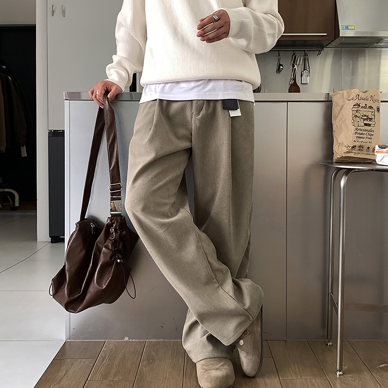 Мужские весенние брюки из вель – обзор и цена Men'S Fashion Khaki Pants