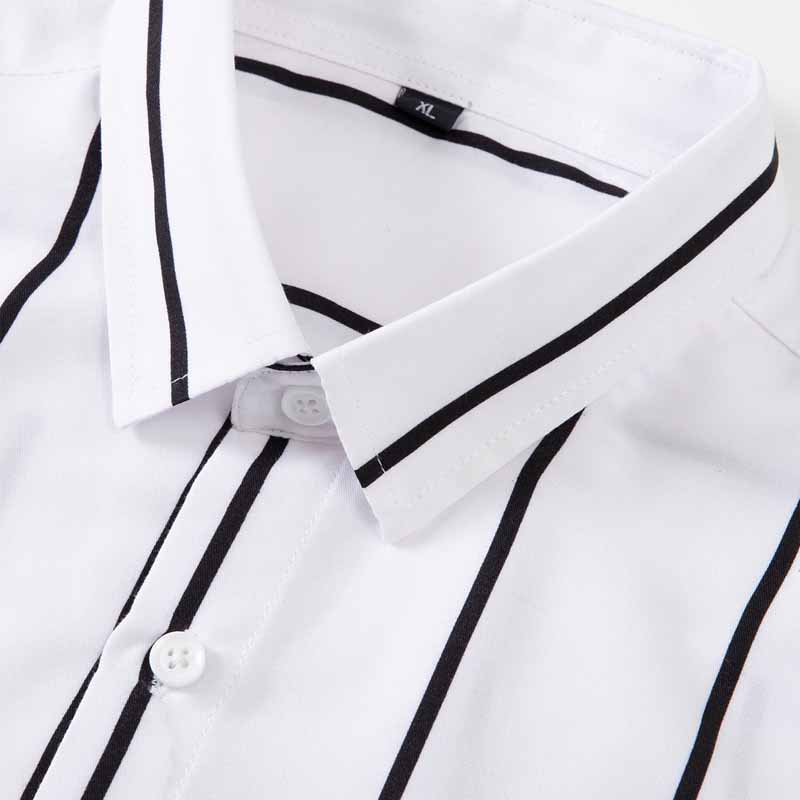 Мужская полосатая рубашка с дл – обзор и цена Men'S Fashion Formal
