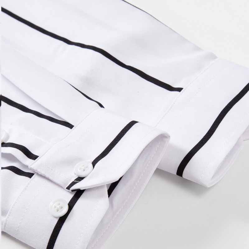 Мужская полосатая рубашка с дл – обзор и цена Men'S Fashion Formal