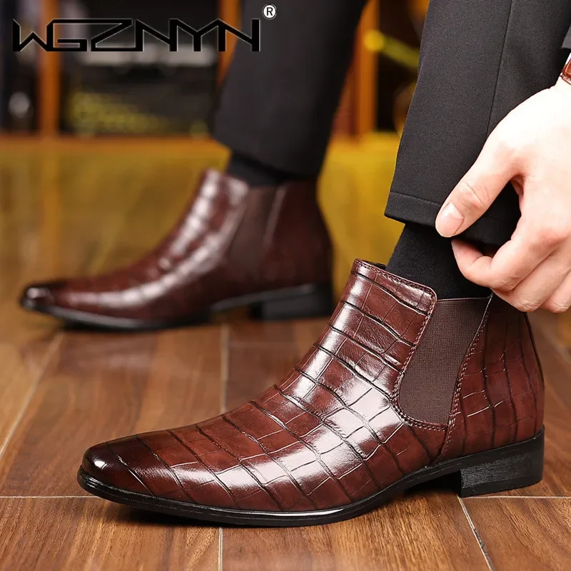 Роскошные мужские ботинки «Чел – обзор и цена Men'S Fashion Formal