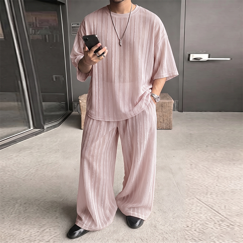 Мужской комплект INCERUN: поло – обзор и цена Men'S Fashion Loose Pants