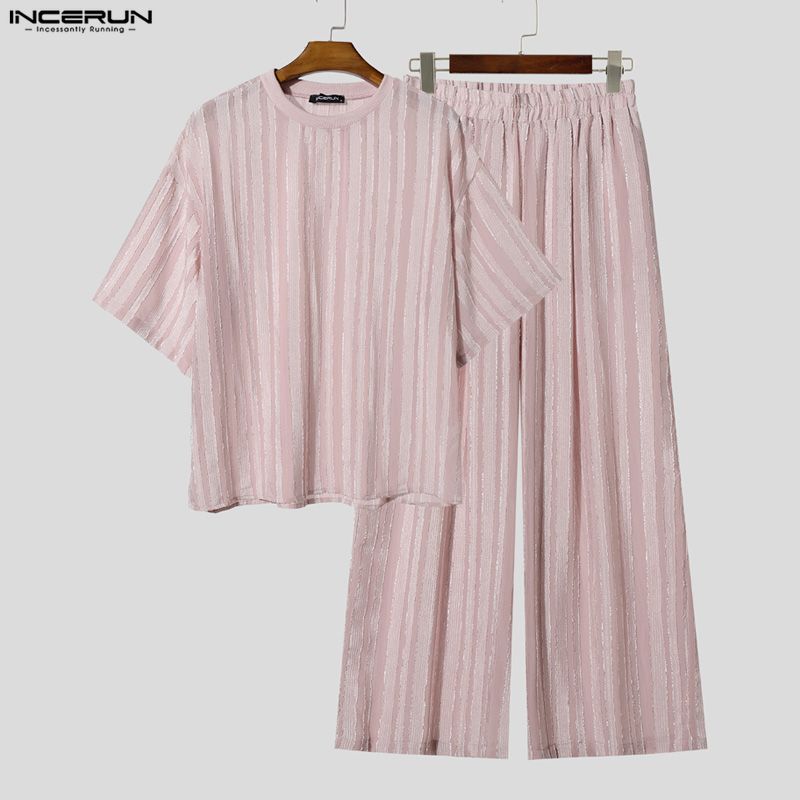 Мужской комплект INCERUN: поло – обзор и цена Men'S Fashion Loose Pants