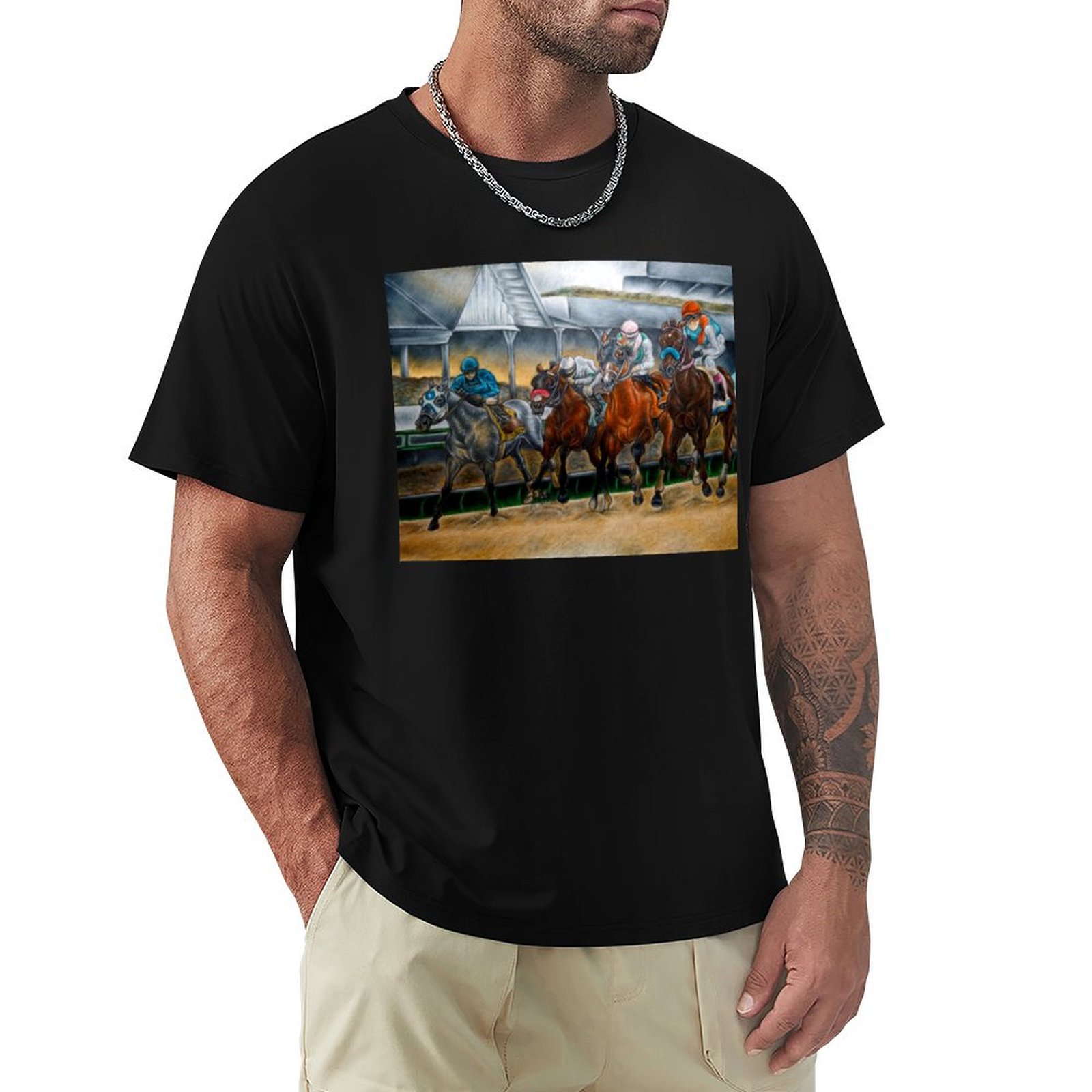 Футболка с модным принтом «Кен – обзор и цена Men'S Fashion For Kentucky Derby