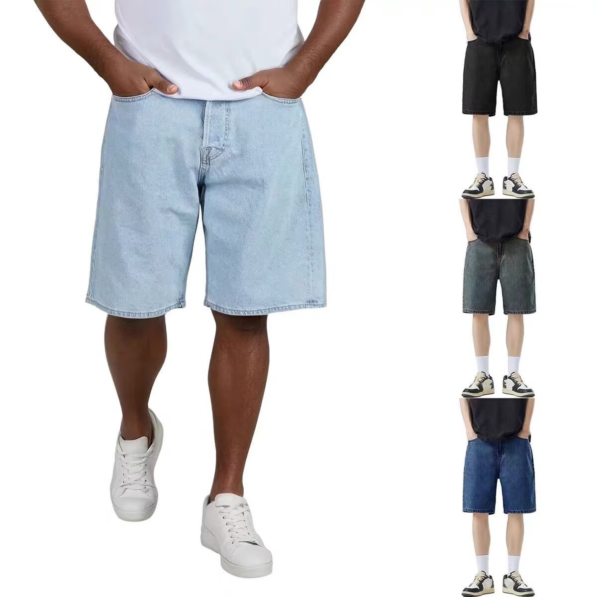 Новые мужские джинсовые шорты  – обзор и цена Men'S Fashion Linen Pants