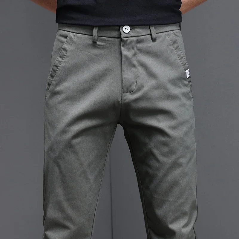 97,8% хлопок, весна-осень 202, – обзор и цена Men'S Fashion Khaki Pants