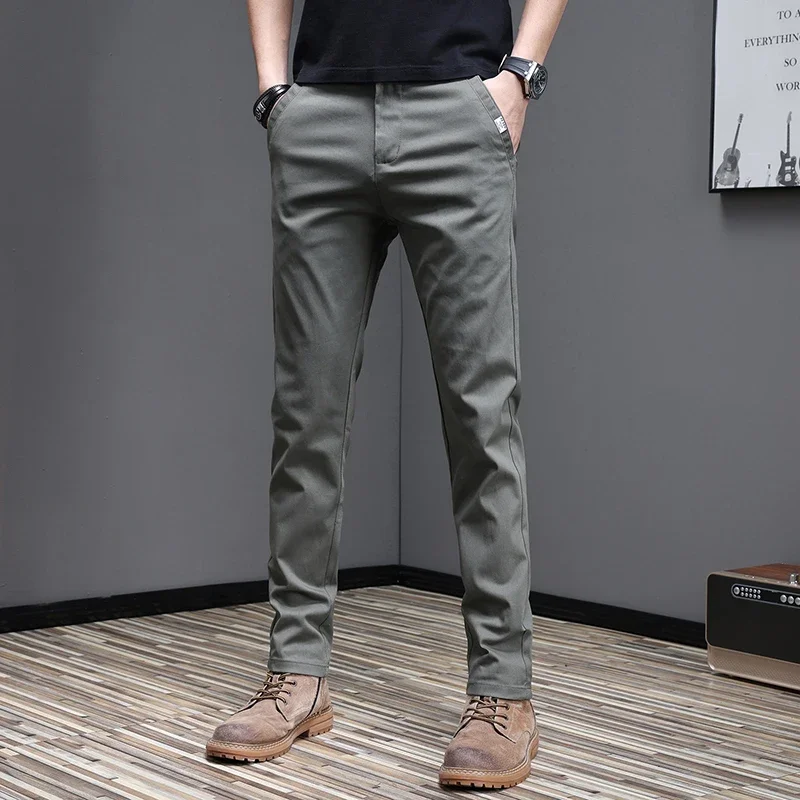 97,8% хлопок, весна-осень 202, – обзор и цена Men'S Fashion Khaki Pants