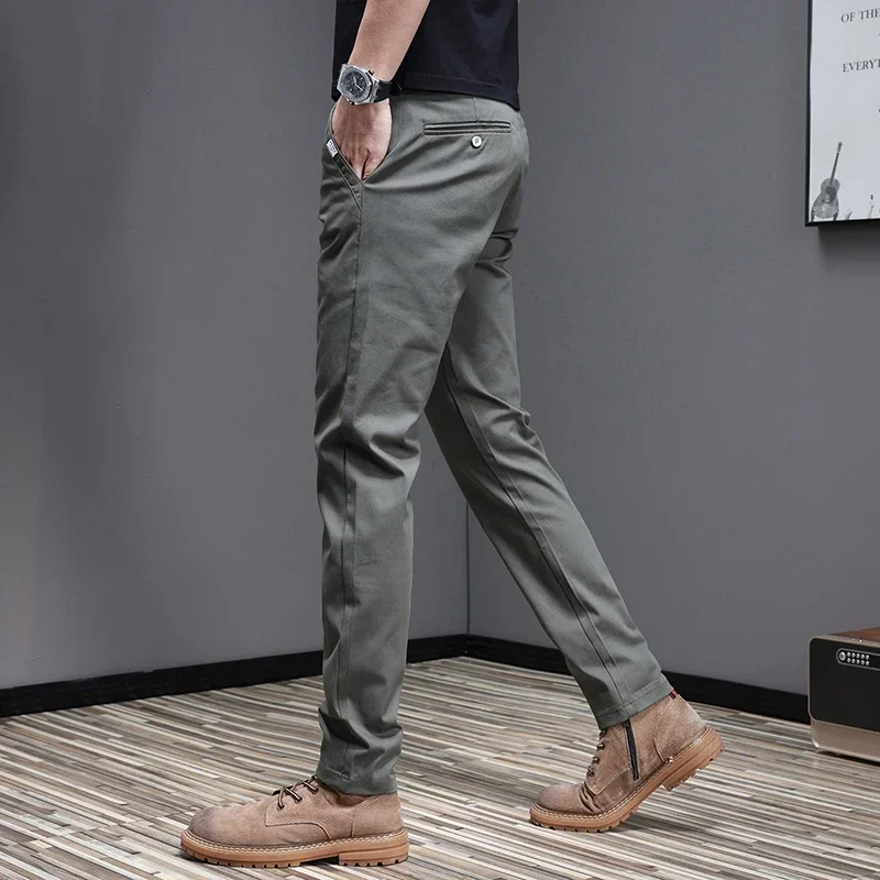 97,8% хлопок, весна-осень 202, – обзор и цена Men'S Fashion Khaki Pants