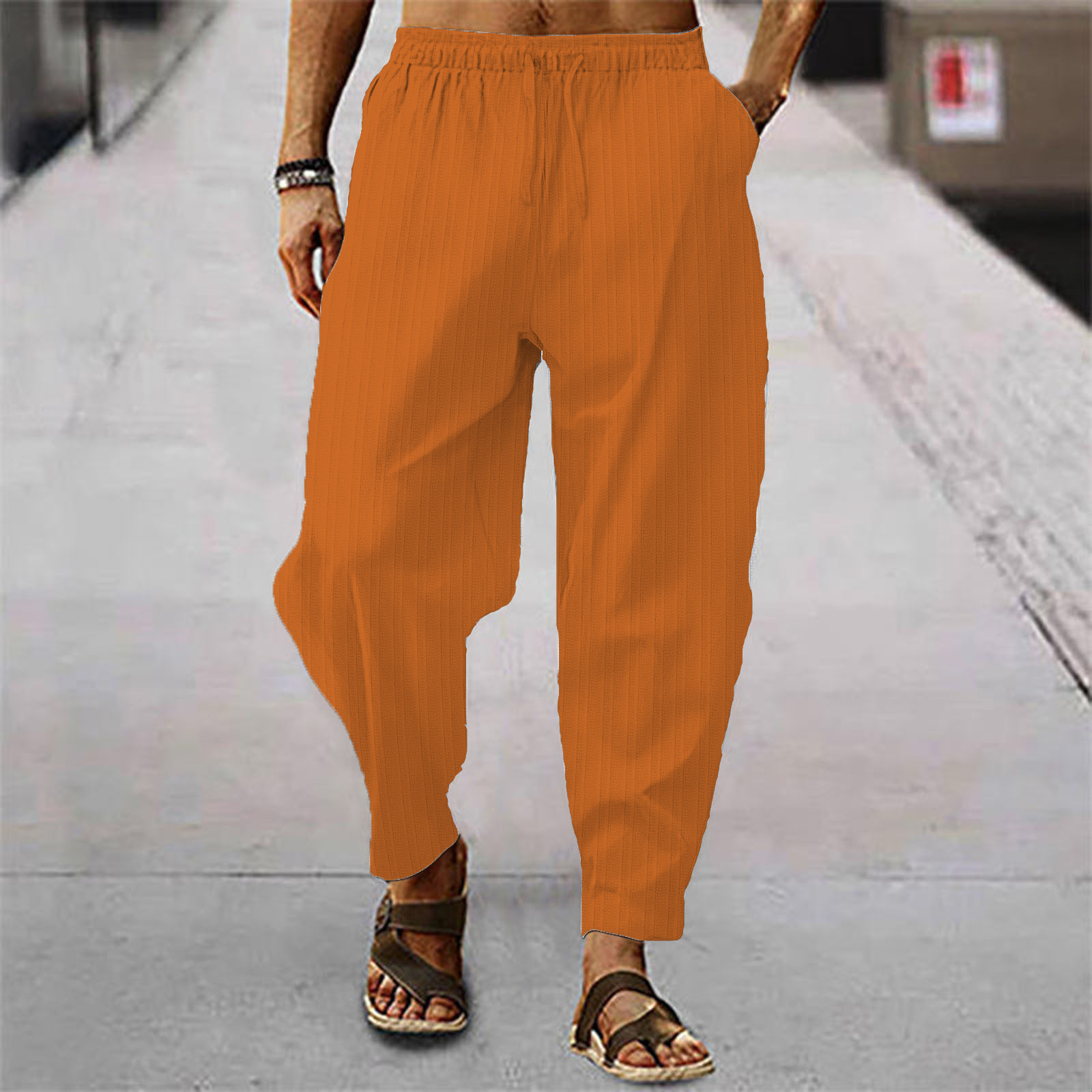 Новые модные мужские льняные ш – обзор и цена Men'S Fashion Linen Pants
