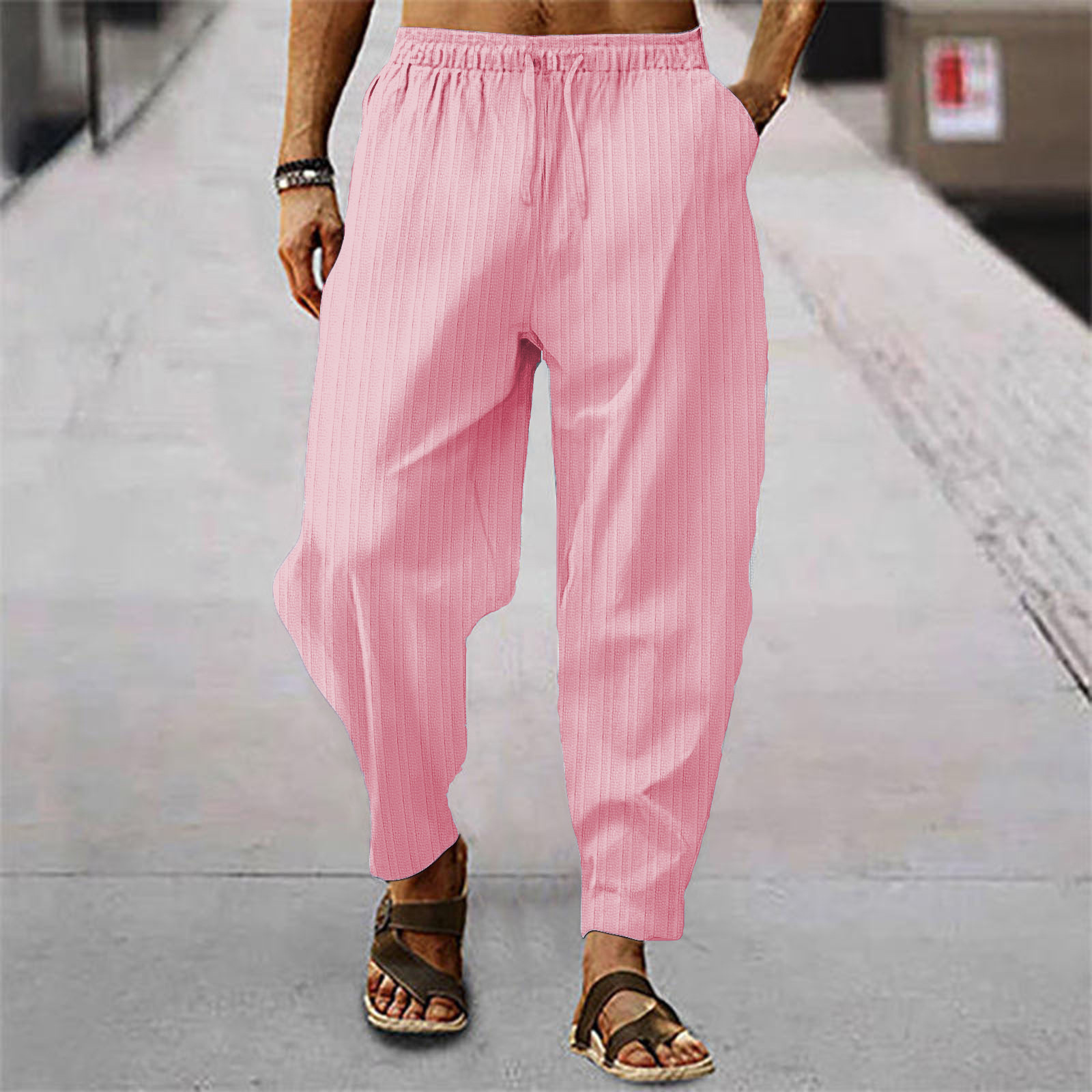 Новые модные мужские льняные ш – обзор и цена Men'S Fashion Linen Pants
