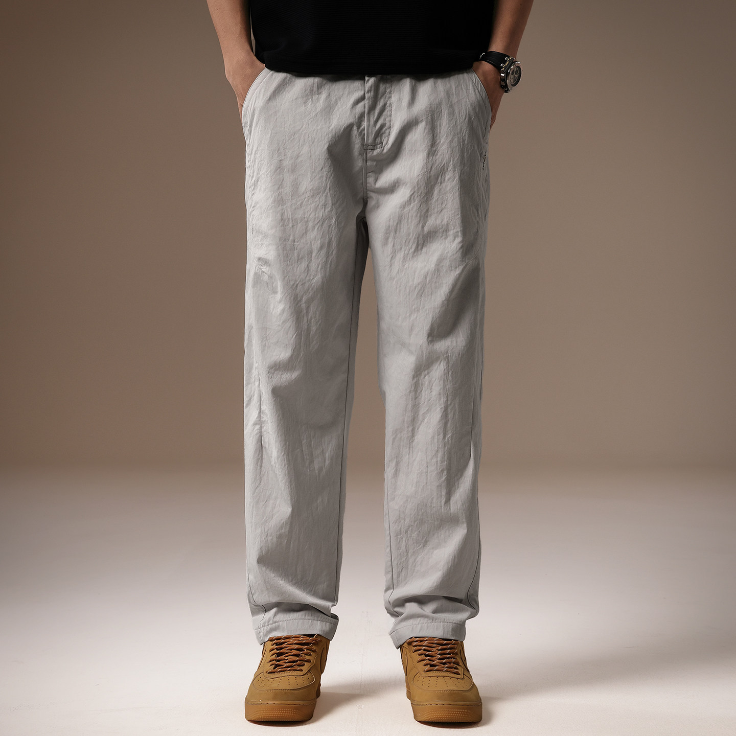 Мужские светло-серые брюки цве – обзор и цена Men'S Fashion Khaki Pants
