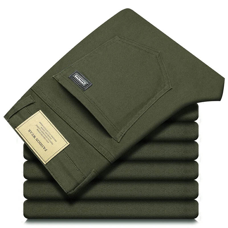 Модные свободные прямые деловы – обзор и цена Men'S Fashion Linen Pants