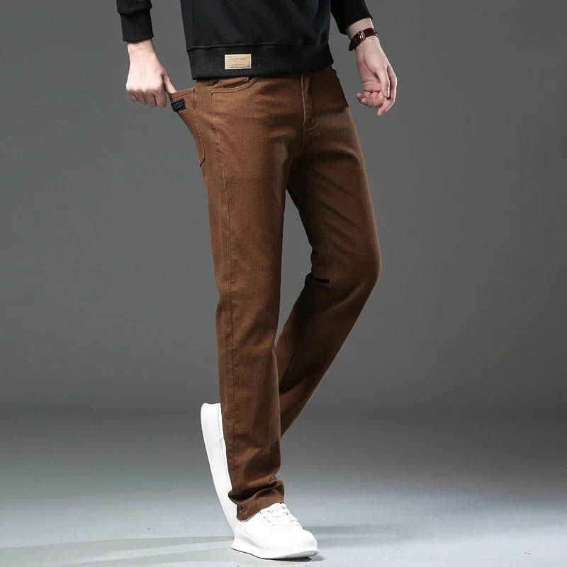 Модные свободные прямые деловы – обзор и цена Men'S Fashion Linen Pants
