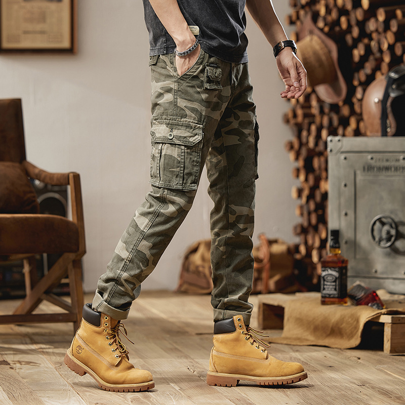 2025 г., мужские модные модные – обзор и цена Mens Fashion Camo Pants